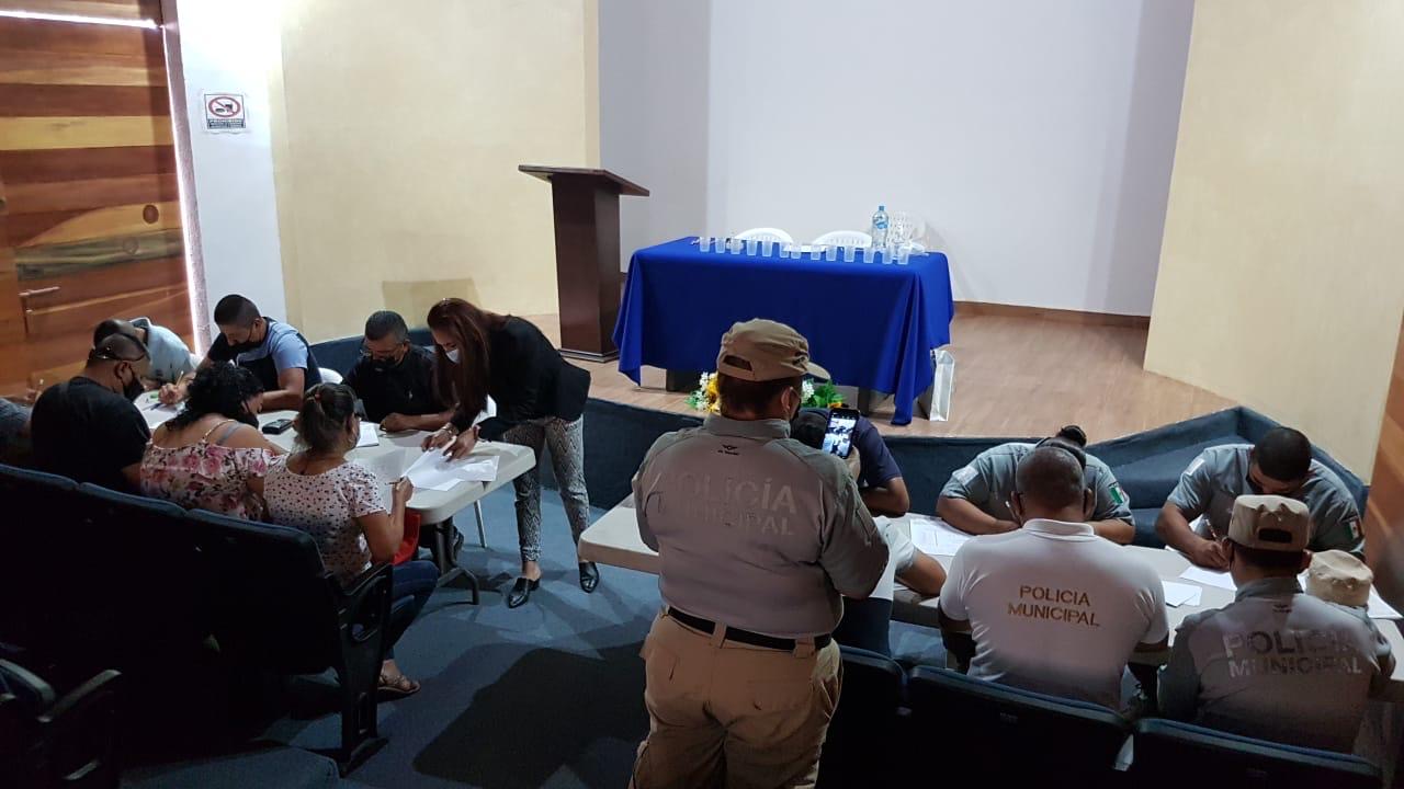 Evaluación colectiva — Policía Municipal